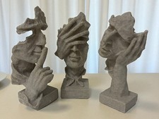 Abstract Face Sculpture Set