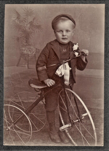 Vtg photo little boy child - photo,