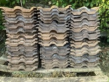 Reclaimed Redland Double Roman Roof Tiles - Tudor Brown