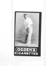 OGDENS TABS CARD;  CRICKET