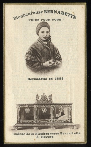Antique holy card - , st