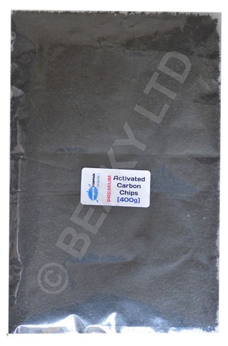 Activated carbon chips - activated, "chips"