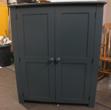 Painted Linen Storage Cupboard- F&B Inchyra Blue Bespoke Sizes Colours Available