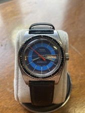 Vintage gents TARA Diver 1970s Mens Watch, Ronda 1217 - Needs Service