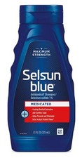 BL Selsun Blue Shampoo Naturals Dandruff Medicated 11 oz - **THREE PACK**