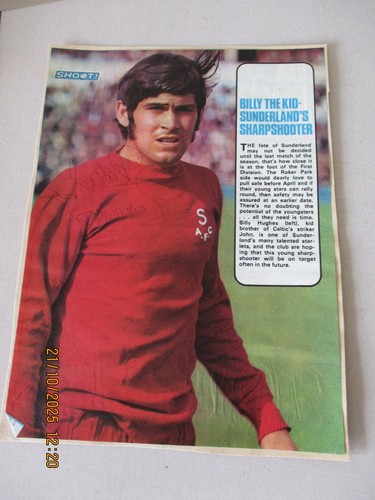 Signed magazine picture billy - magazine,