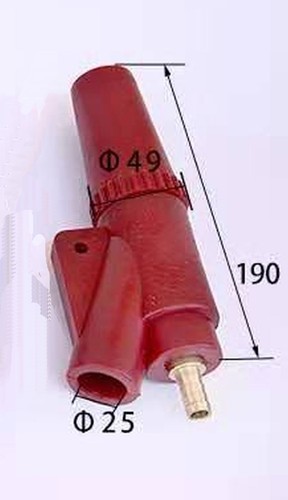 Wet blast gun for aqua - for,