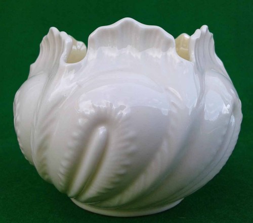 Belleek nickel flower pot - pot, /