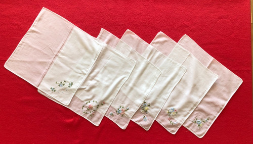 Vintage floral embroidered - x,