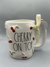 Rae Dunn CHERRY ON TOP Mug