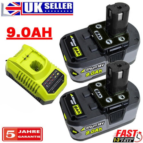 18v 0ah battery - 2x,