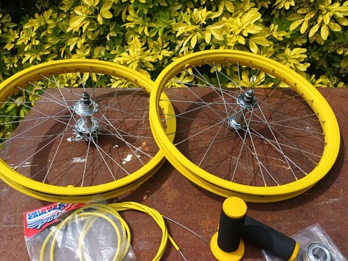 Yellow acs rims vintage bmx - rims,