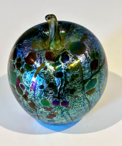 Isle wight art glass apple - ,