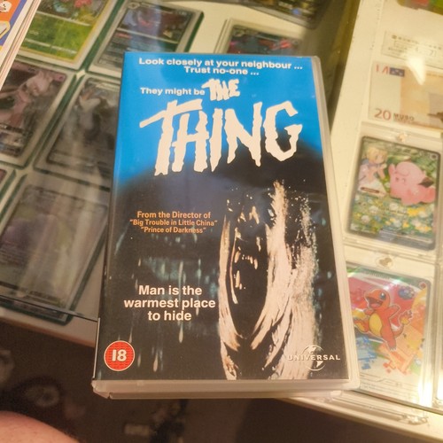 The thing 1982 vhs - thing, {1982,