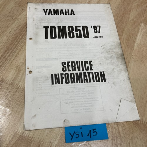 Yamaha tdm850 1997 service - tdm850,