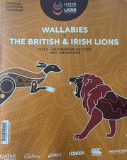 Wallabies v British and Irish Lions 2025 official 2nd Test programme, Melbourne