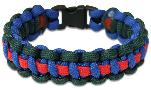 Regimental paracord wristband - paracord,