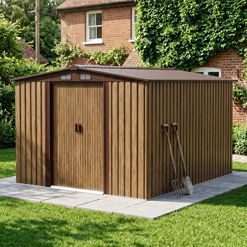 8x10 garden shed galvanized - garden,