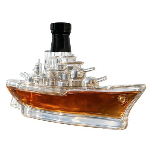 Glass liquor bottle - liquor,