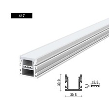 1M LED Profile Aluminium
