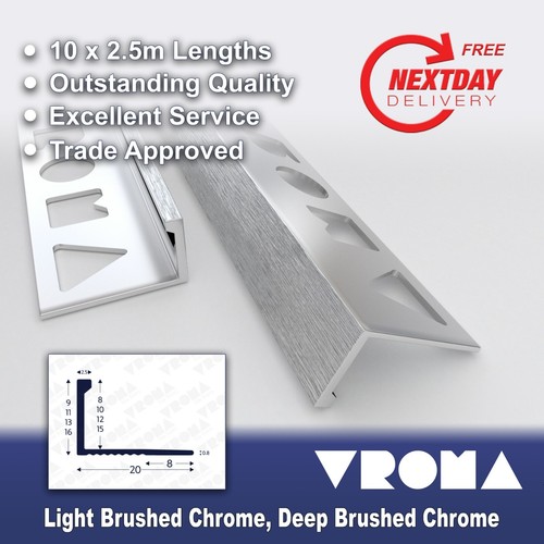 10x tile trim vroma - tile, l-shape