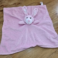 Primark Early Days Pink Rabbit Baby Comforter Soft Toy Bunny Soother Lapin 