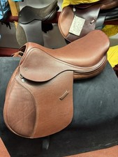 Harry Dabbs Jaguar Tan 17.5" English Leather Jumping Medium Fit Saddle
