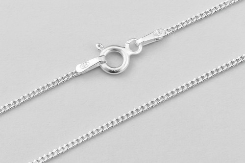 Sterling silver curb chain - sterling, /