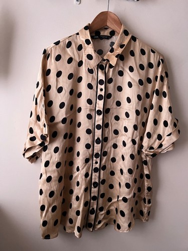 Zara top size 12satin - size, s