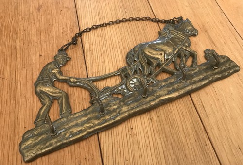 Brass hook key hanger - a,