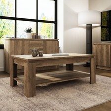 Canyon Oak Coffee Table Grey