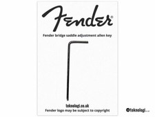 Fender Jazzmaster Bridge Allen Key Saddle Height Adjustment Wrench (MIA)