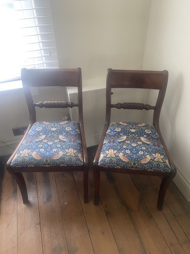 Pair antique regency - regency, mahogany