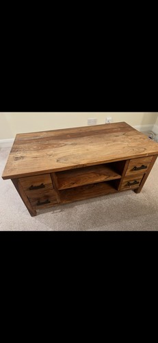 Rustic solid wood stand - solid,