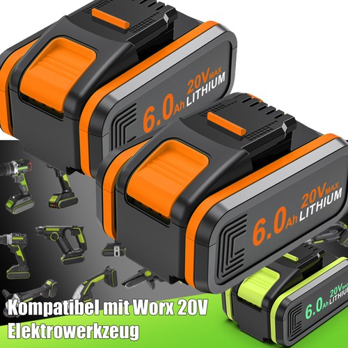 2packs 0ah for worx - 2packs, 20v