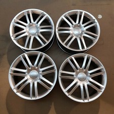 4x R-Line Alloy Wheels 19x8 5x100/112 et45 690KG 57.1 Silver | NEW