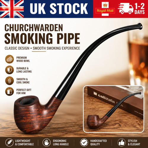 Long stem tobacco smoking - long,