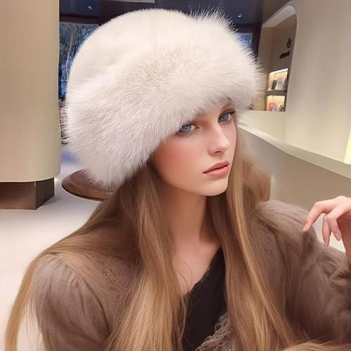 Women faux fur cossack - faux,