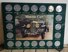 HISTORIC CARS COIN COLLECTION FROM SHELL - INCOMPLETE - FREEPOST
