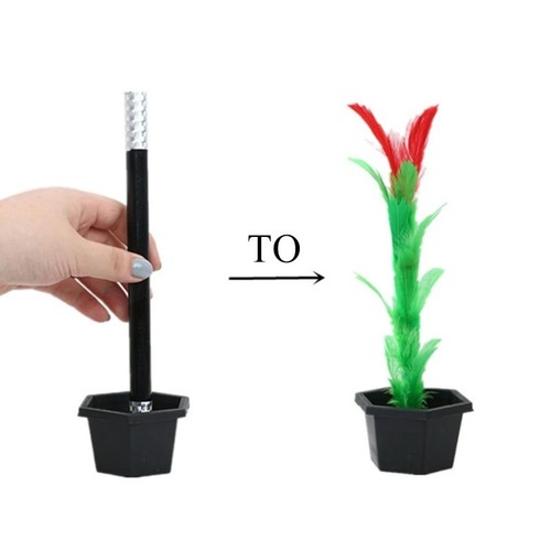 Magic wand flower trick - magic,