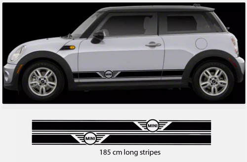 For mini cooper side stripes - cooper,