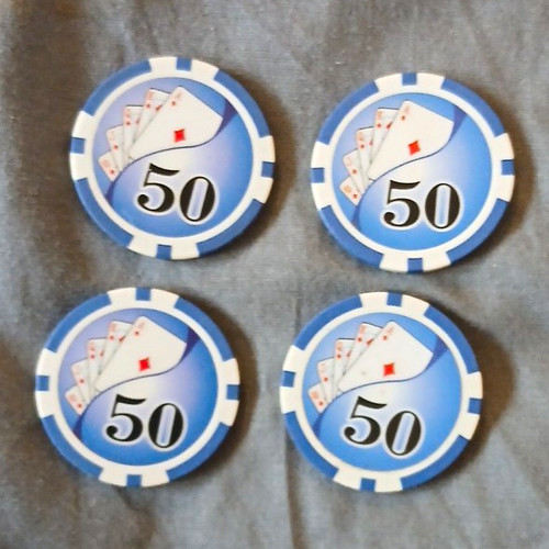 Poker casino denomination - 50,