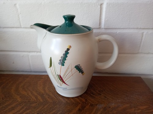 Denby greenwheat coffee pot - denby,