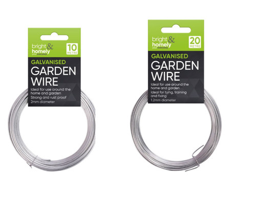 Galvanised garden wire 10m - wire,