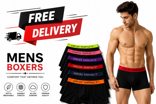 Pack mens classic boxer - 12, 3,6