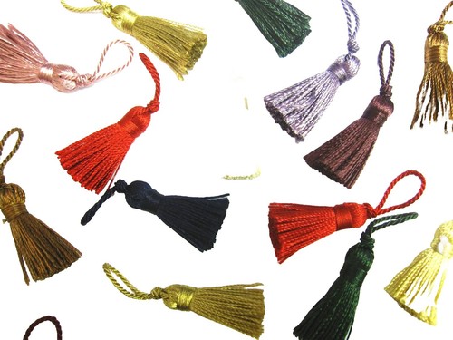 Mini craft tassels - 10,