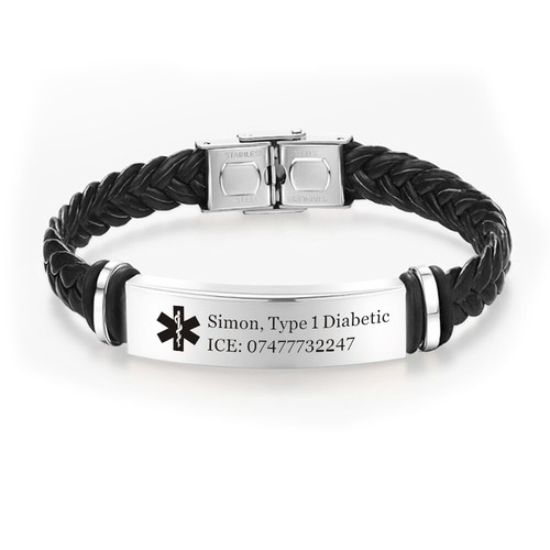 Personalised bracelet medical - personalised,