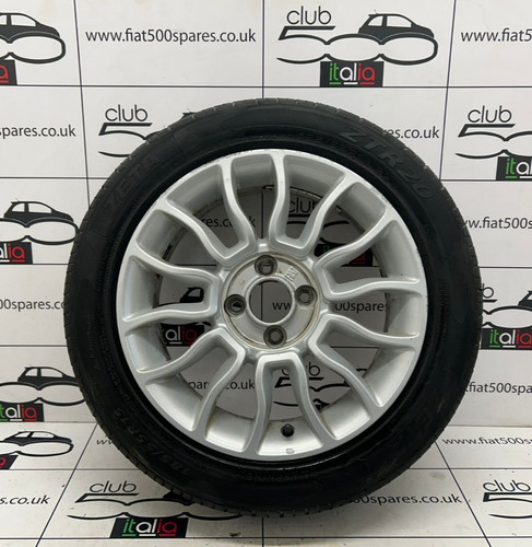 Fiat 500 alloy wheel - fiat, 15"