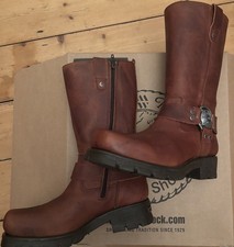 BNIB New Rock Tan Leather High