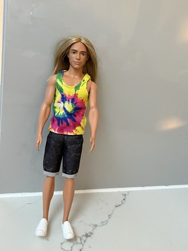 Barbie ken doll with - with, long